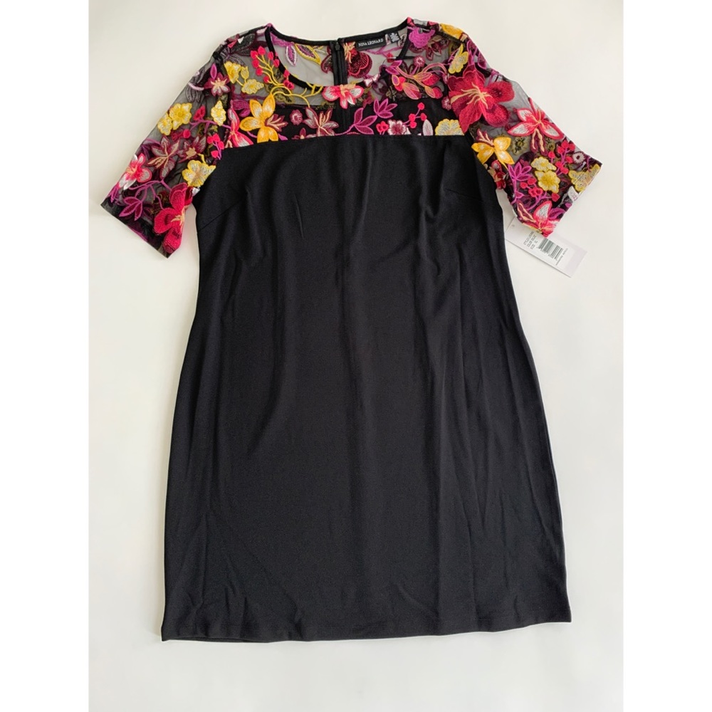 Nina Leopard Embroidery Dress